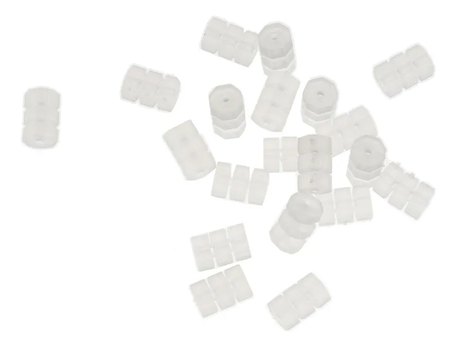 20 piezas de accesorios de reparación de anillos con forma de Ovayotoy