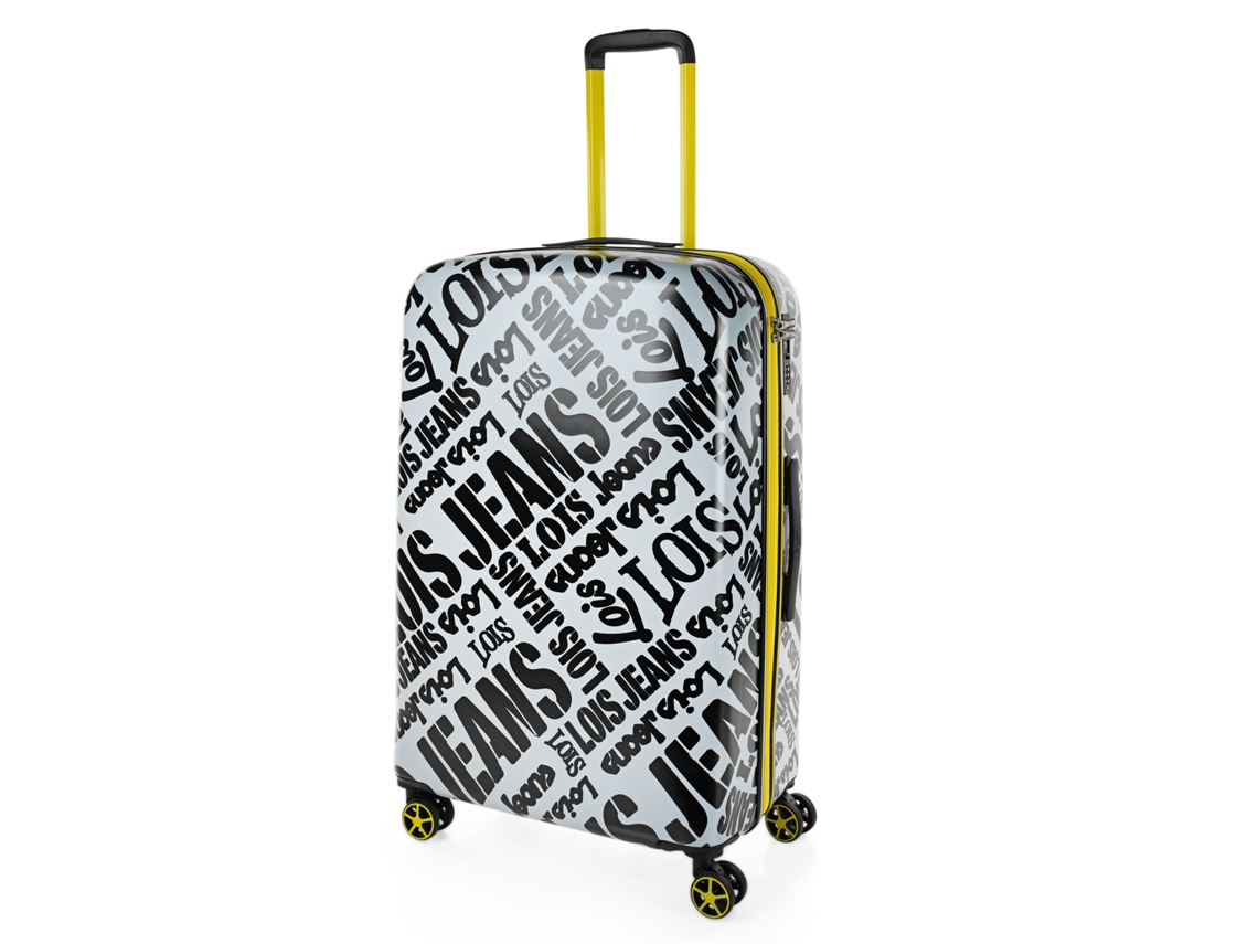 Maleta Pc Grande LOIS Kenner blanco-negro (49X77,5X27 Cm - 88L)