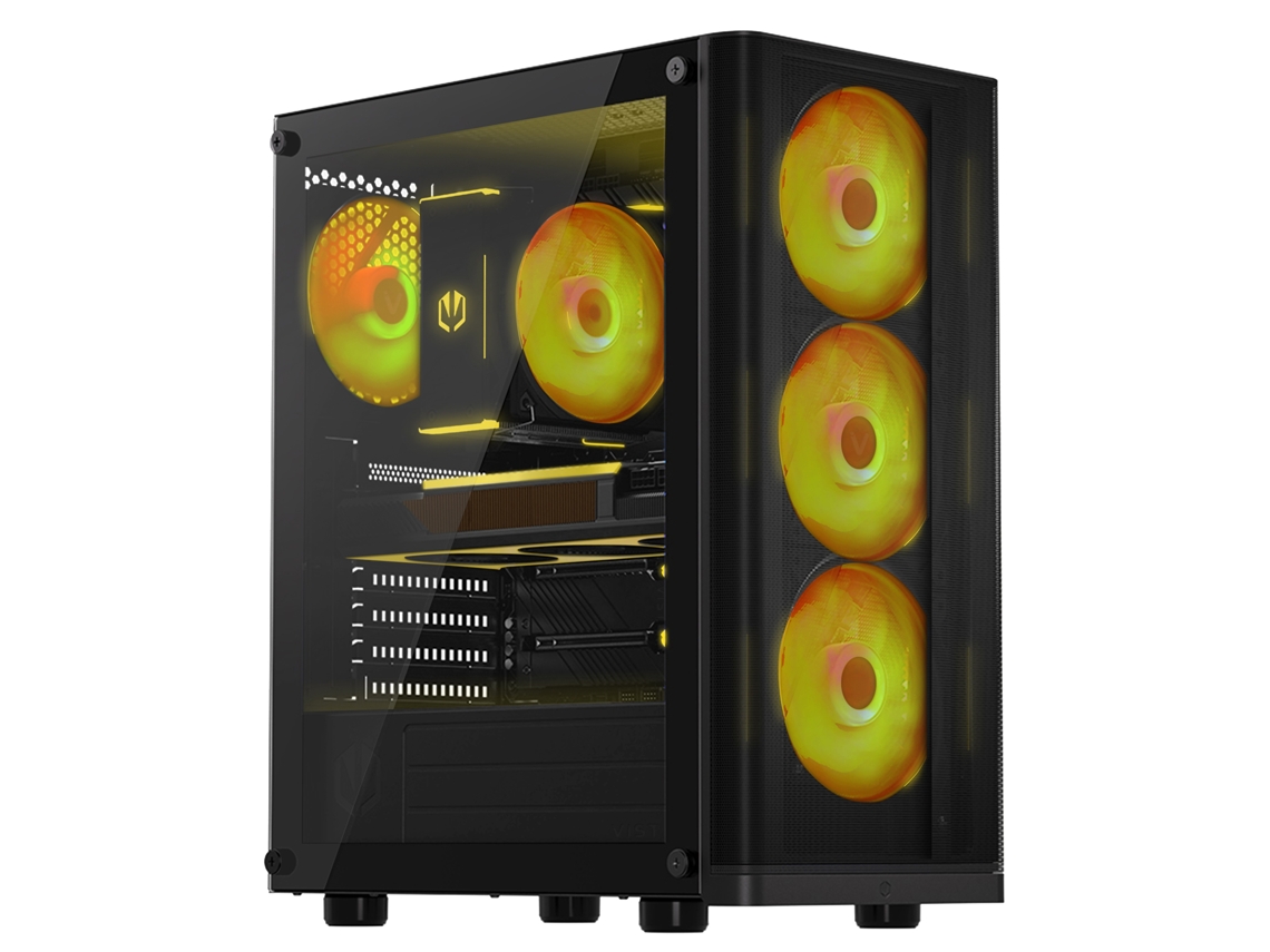 PC para juegos Ryzen 7 7700 RAM 64 GB RTX 5070 SSD 2 TB M.2 W11 Pro Vista