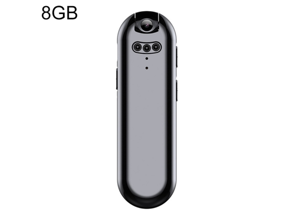 Grabadora de voz digital Yuysan, minicámara de vigilancia portátil Full HD 1080p con visión nocturna, grabación en bucle, gran angular de 150°, 8 GB