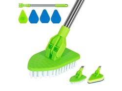 Juego De Cepillos Para Limpiar Duchas, Bañeras Y Azulejos Con 3 Esponjas Y 1 Cepillo.