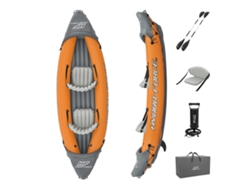 Kayak inflable BESTWAY de PVC (Amarillo - PVC - 2 personas)