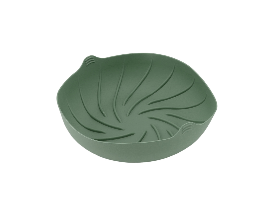 Cesta Grande Redonda Con Revestimiento De Silicona Para Freidora, Resistente A Altas Temperaturas Y Antiadherente.