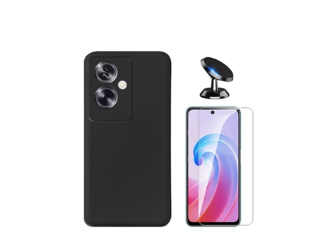 Funda Cleargorilasglass Proteção Traseira para Oppo Oppo A79 5G GIFT4ME Negro