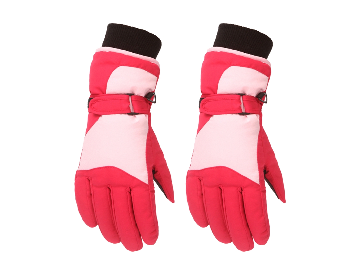 Guantes de esquí para niños, guantes de nieve, guantes de invierno resistentes al viento, impermeables y antideslizantes.