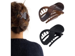 Pinzas Grandes Negras Para El Cabello, Accesorios Para El Cabello Para Mujeres Y Niñas.