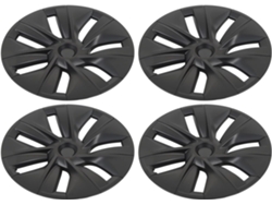 Modelo Y 2020-2023 Kit D'enjoliveurs De Roue 19 Pouces 4 Piezas Noir Mat Durabilité Longue Durée