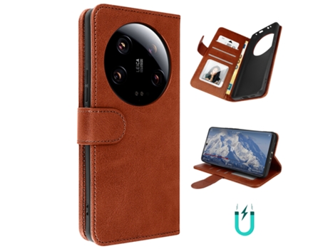 Funda Folio para Xiaomi Xiaomi 13 AVIZAR Piel Marrón