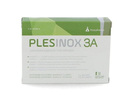 Complemento Alimentar ATACHE Atache Plesinox 3A 30 Capsulas