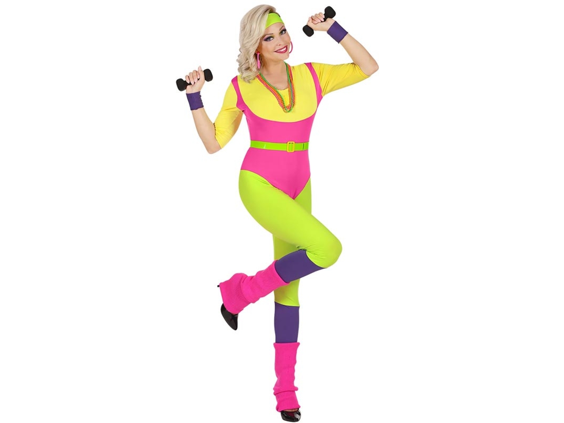 Disfraz de Instructora de Aerobics Años 80 para mujer