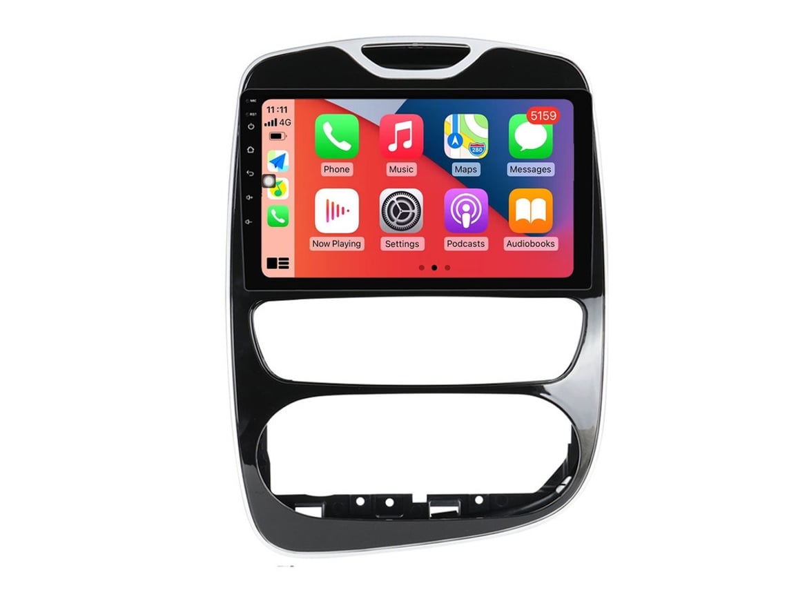 Coche Radio Android Auto Autoradio 8GB RAM 128G ROM CarPlay Navegación GPS Pantalla Táctil RoverOne para Renault Clio 4 BH98 KH98 2012 - 2019 