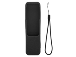 Capa Protetora De Silicone Antiaderente Lavável Para Controle Remoto Apple Tv 4k Preto