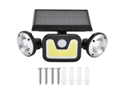 2026-luz Solar Con Sensor De Movimiento Led Rotativa Ip65 Impermeable Para Patio Terraza 3 Niveles Ajustables