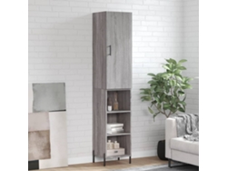 Aparador Alto Madera Contrachapada Gris Sonoma 34,5x34x180 Cm