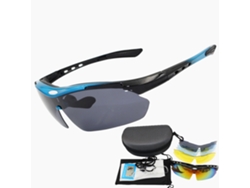 Gafas de ciclismo polarizadas con 5 lentes intercambiables para deportes al aire libre