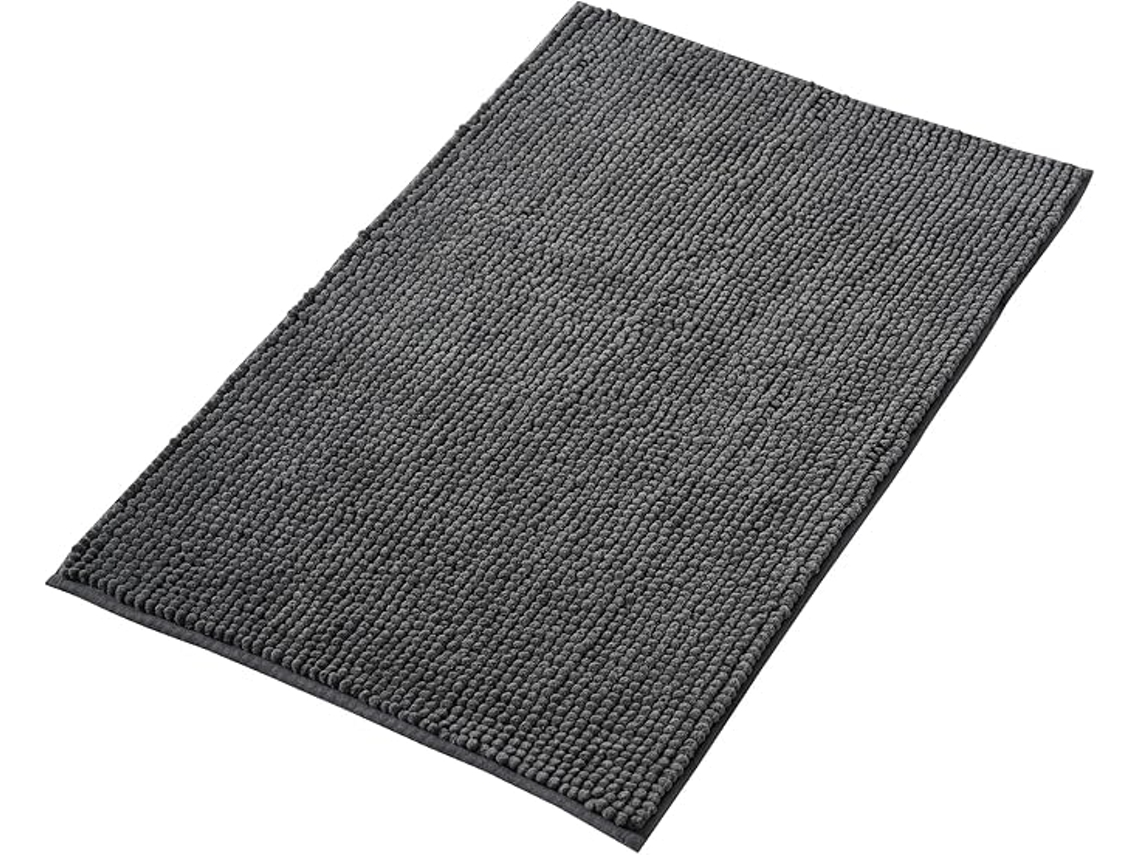 Alfombrilla Antideslizante - Combinable Para Uso - Alfombrilla De Nieve Lavable - Para Ducha, Bañera Y Baño - Gris Oscuro
