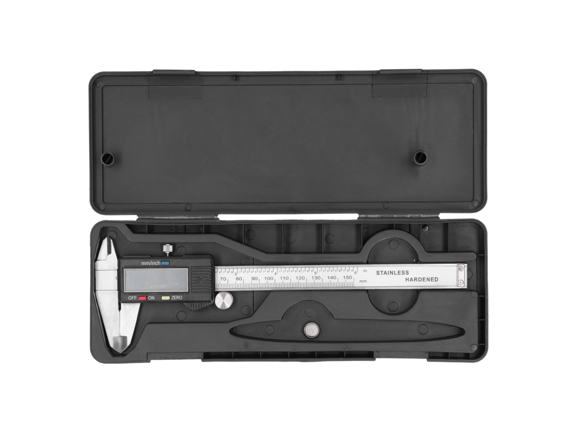 Calibrador Digital Vernier De Acero Inoxidable Con Pantalla Electrónica, Herramienta De Medición De 0 A 150 Mm.
