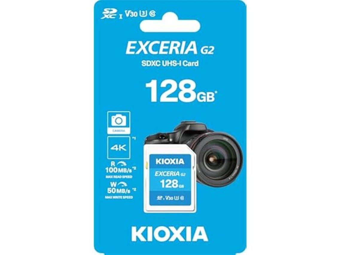 Cartão Sd Kioxia Exceria G2 128 Go Novo Entrega Em Packstation Possível