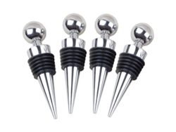 Tapones De Rosca Reutilizables Para Botellas De Vino (paquete De 4) - Sellador De Botellas Para Vino, Champán Y Otras Bebidas.