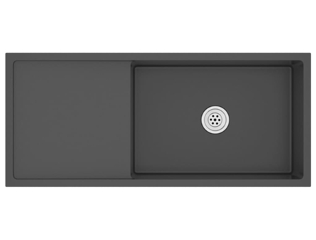 Fregadero VIDAXL Hecho A Mano Acero Inoxidable Negro
