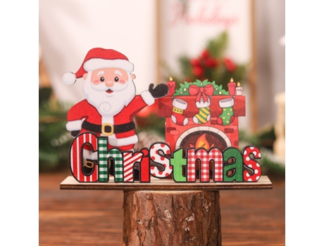 Papai Noel Carta Enfeites De Madeira/Papai Noel Diy Enfeites De Madeira NANA