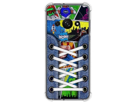 Funda Diseño Zapatillas para Xiaomi Redmi A3 TUMUNDOSMARTPHONE Silicona Multicolor