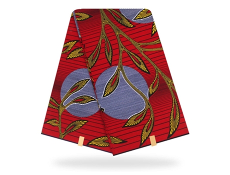 Fabil De Cera Africana De Algodón De Algodón De Alta Calidad (Q - 120 Cm - 6 Yardas)