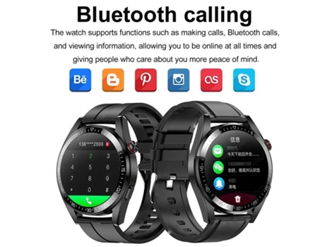 Relojes inteligentes de negocios 466*466 para hombre, memoria 4G, reproductor de música Local, llamadas Bluetooth, reloj inteligente deportivo para...