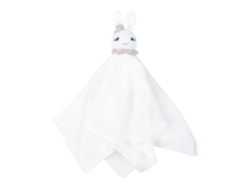 Babero de punto con diseño de conejo para lactancia, toalla de seguridad para niños y niñas, toalla transpirable para calmar el ánimo de los niños C1