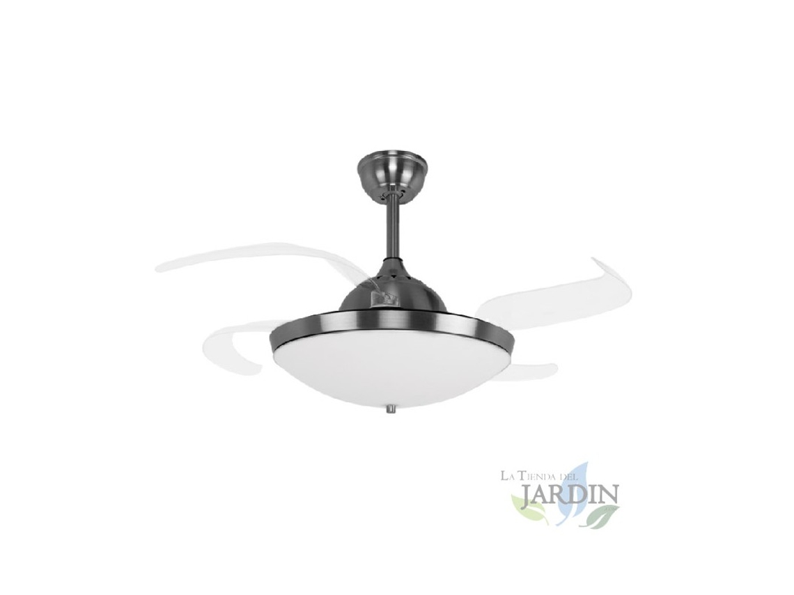 Ventilador de Techo ORBEGOZO 3 Aspas Retráctiles Luz Led [Clase de Eficiencia Energética A+]