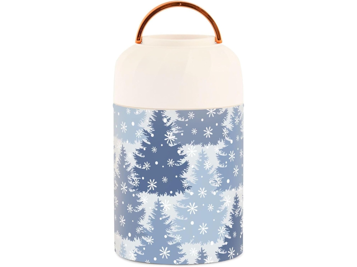 Termo Térmico De Acero Inoxidable 500 Ml Con Cuchara Para Mantener La Comida Caliente En Viajes Cortos Gr...