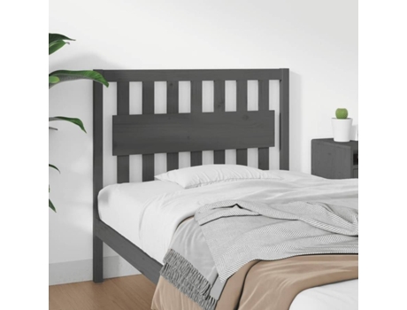 Cabecero de cama VIDAXL Gris Madera (105.5x4x100 cm)