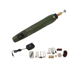 Mini Kit De Herramientas Rotativas Inalámbricas Con 35 Accesorios Para Lijar, Pulir, Taladrar, Grabar Y Proyectos De Bricolaje. Enchufe Estadounidense De 100-240 V.