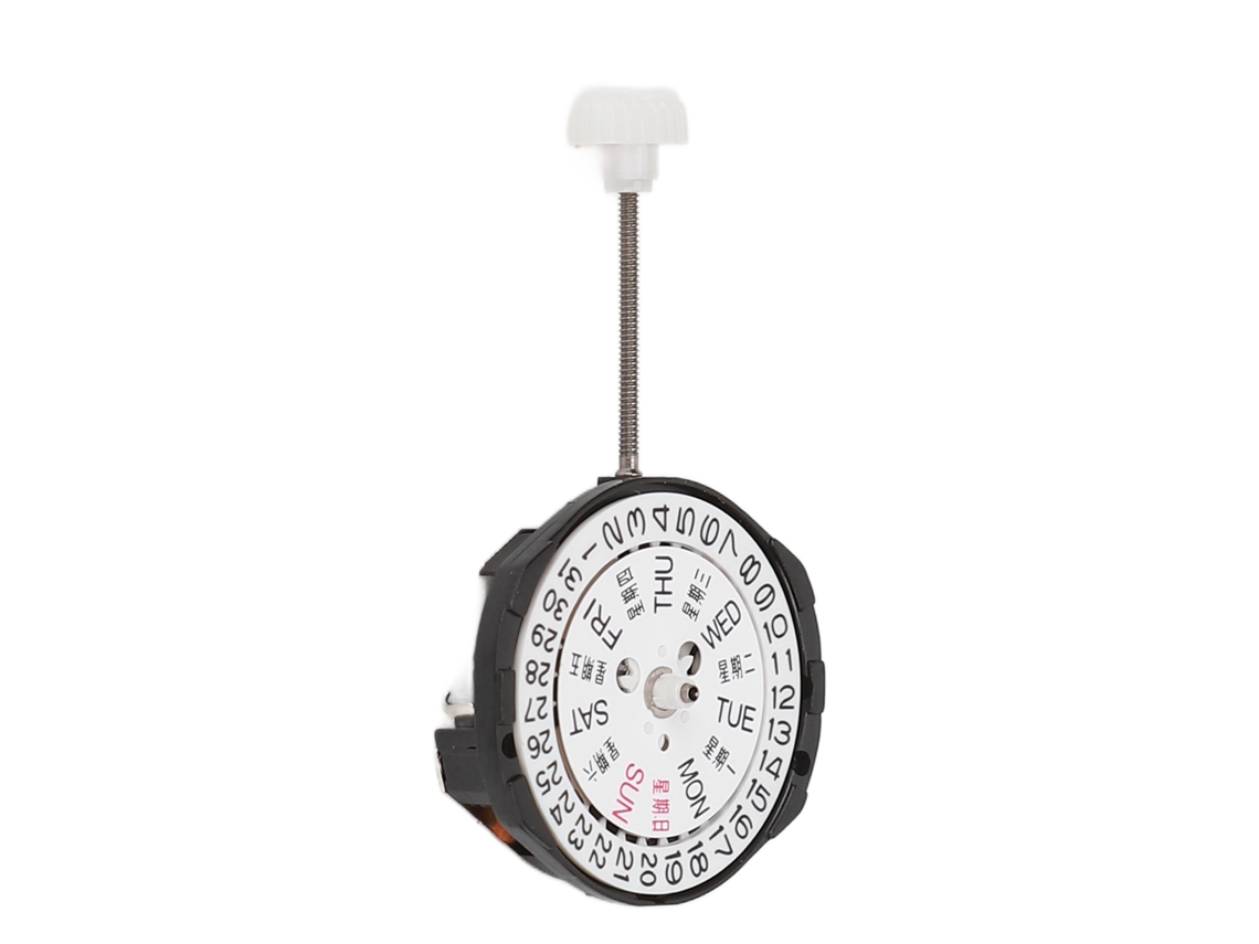 Mecanismo De Reloj De Cuarzo, Aleación Sl25, 3 Agujas, Calendario, Día Y Fecha (pieza De Repuesto)