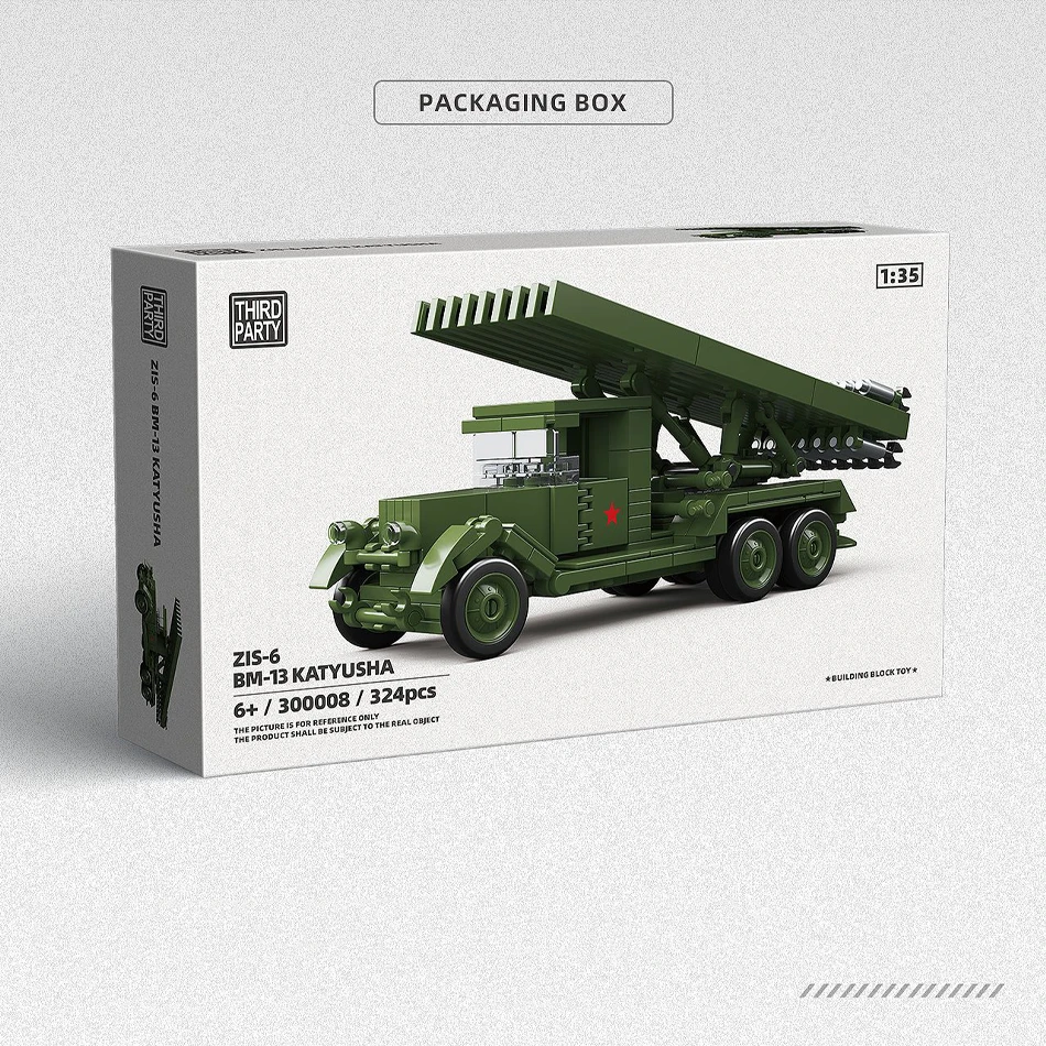 (zis-6 Katyusha) Equipo Del Ejército Soviético De La Segunda Guerra Mundial - Juguete De Bloques De Construcción - Regalo Para Niños