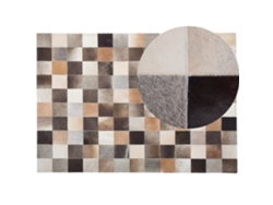 Alfombra BELIANI Soke de Piel, Piel de vaca Multicolor 160x230
