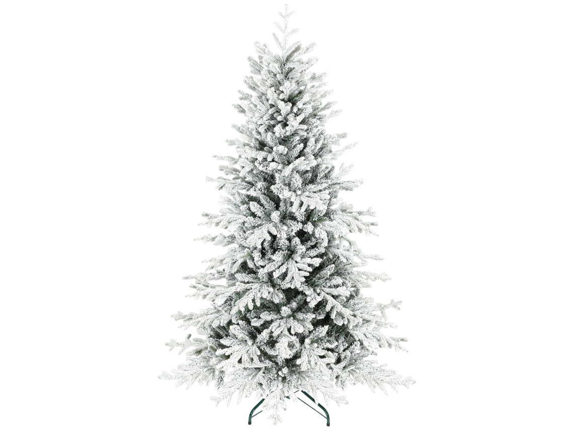 Árvore De Natal Artificial (180cm Com Neve, Metal)