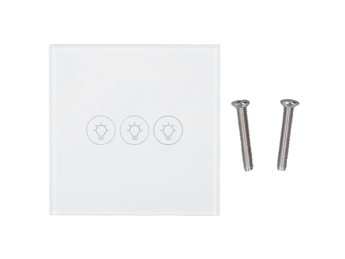 Rebe-interruptor Inteligente De Luz Wifi Con Táctil, Control Por Voz, Regulable Y Cronómetro Para Tuya 90-250v