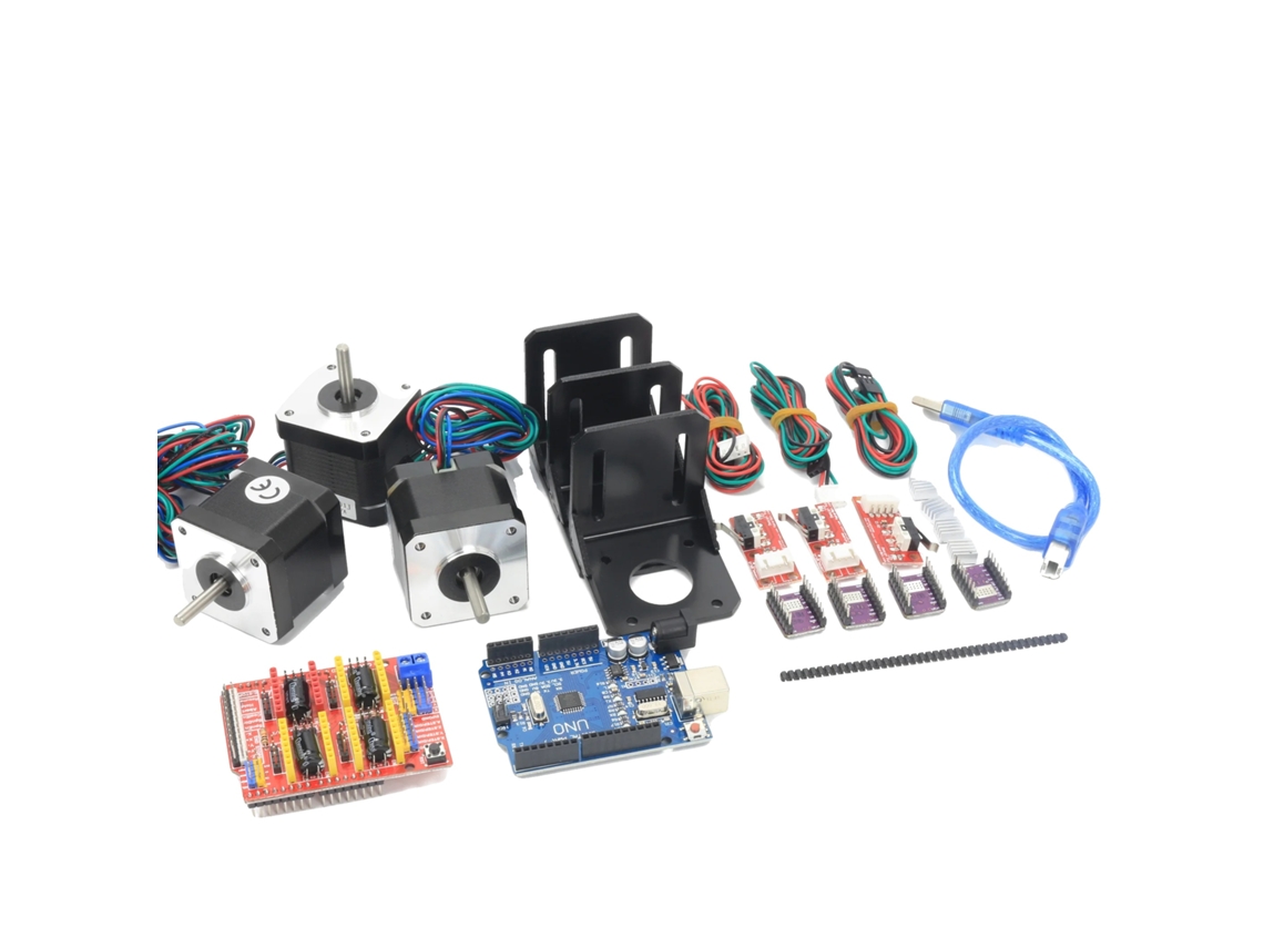 Kit de impresora 3D CNC, motor paso a paso Nema 17, 3 interruptores mecánicos, placa de expansión CNC Grbl OEM
