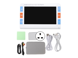 Lupa digital portátil de 7 pulgadas con enfoque automático, aumento de 2x, aumento de 32x y 26 modos de color para lectura.