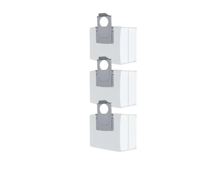 3pcs sacos de pó para roborock g10s pro q7 t8 s7 ultra aspirador de pó