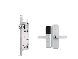 Cerradura electrónica biométrica, múltiples métodos de desbloqueo, aleación de aluminio duradera, color plata 4585 OEM
