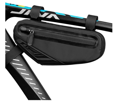 Bolsa para bicicleta con tubo superior, bolsa para cuadro de bicicleta, bolsa triangular impermeable para debajo del tubo para bicicleta de carrete...