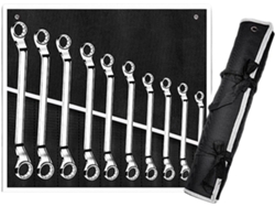Kit Completo Herramientas Estuche Vasos, Juego Llaves Fijas Mixtas Juego Llaves Carraca Métricas Caja