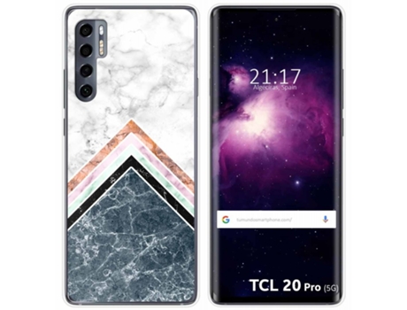 Carcasa TCL 20 Pro 5G TUMUNDOSMARTPHONE Dibujos Multicolor