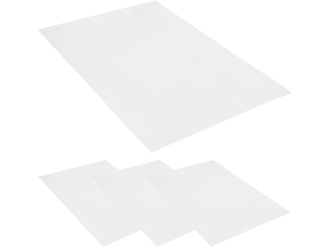 Juego De 4 Placas De Sublimación De Aluminio En Blanco, 200 X 300 Mm, 0,4 Mm De Grosor, Blanco Perlado.