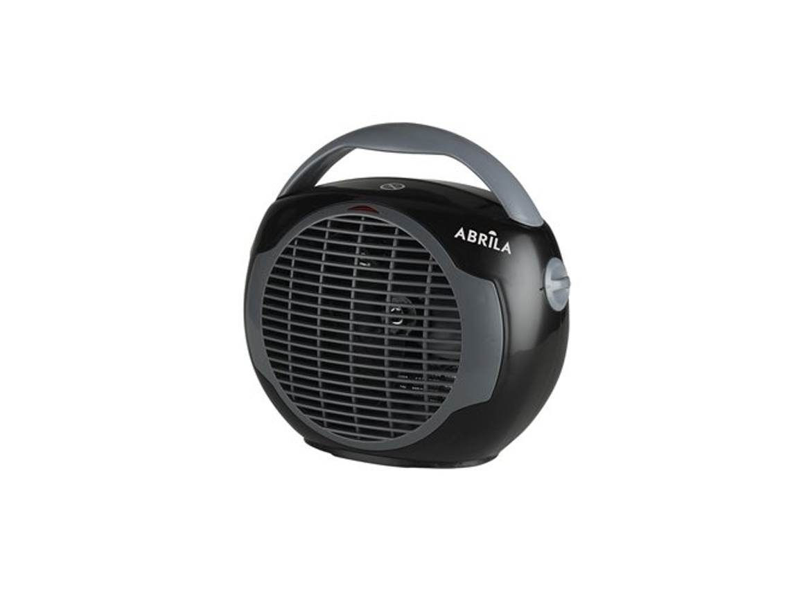 Termoventilador Llama Negro/gris 2000w 2 Potencias 3 Funciones Termostato Antivuelco (22.6x24.7x17cm)