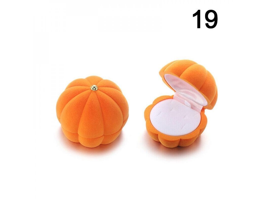 Caja De Joyería De Terciopelo Para Anillos De Boda, Aretes, Collares Y Pulseras, Regalo Jaj 19