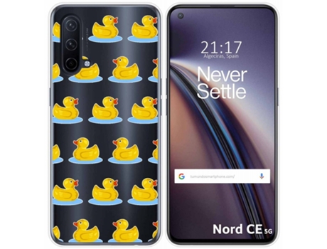 Carcasa OnePlus Nord CE 5G TUMUNDOSMARTPHONE Dibujos Transparente Multicolor