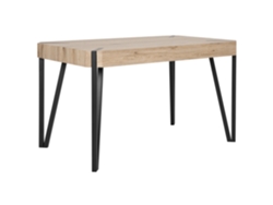 Mesa de comedor BELIANI Cambell de MDF Madera clara 80x130x75